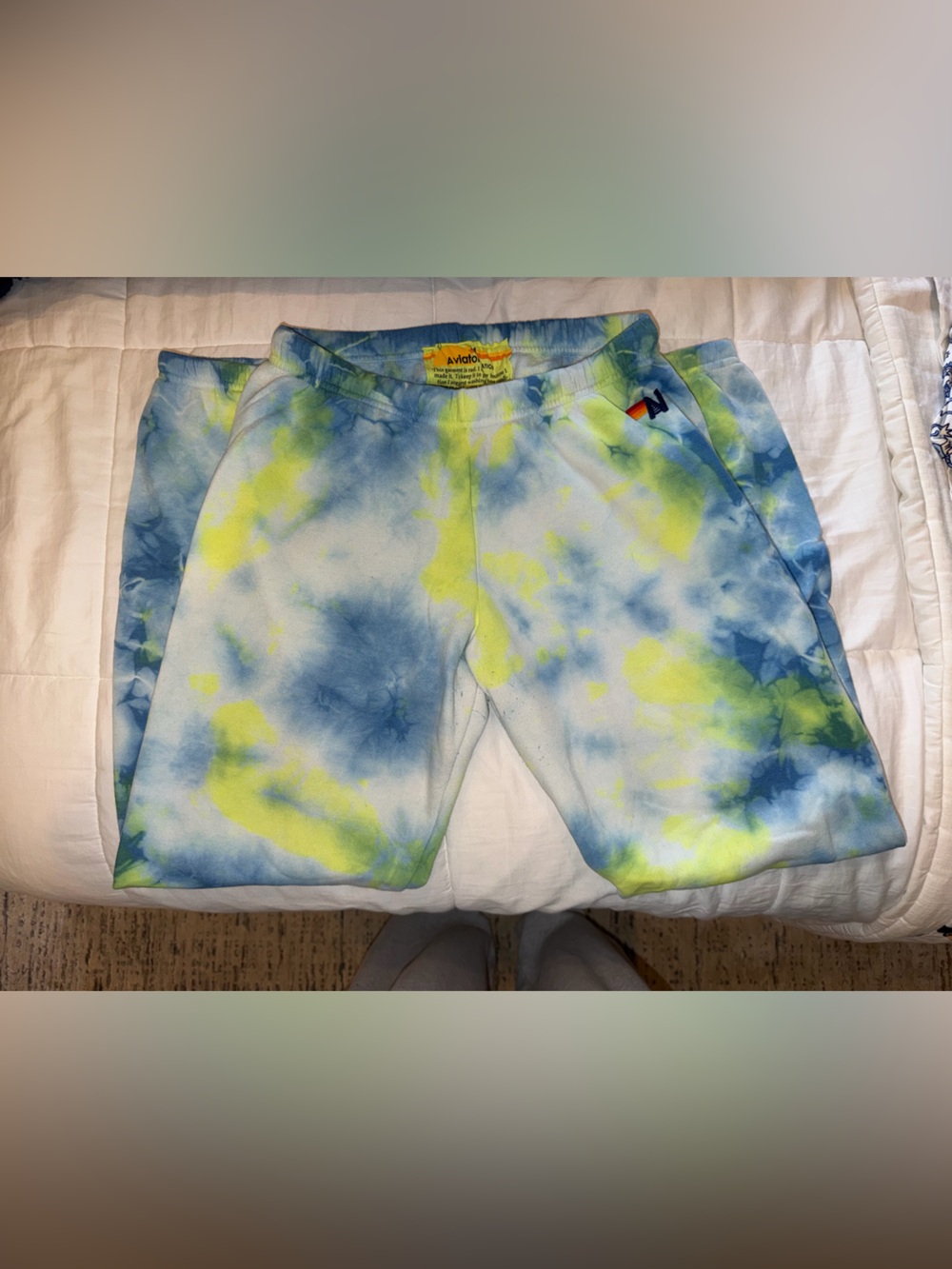 Aviator national tie-dye sweatpants